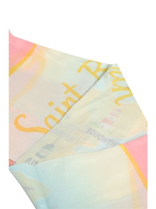 Pareo Thaiti in voile di seta e cotone Mc2 Saint Barth | TAIT00109743L